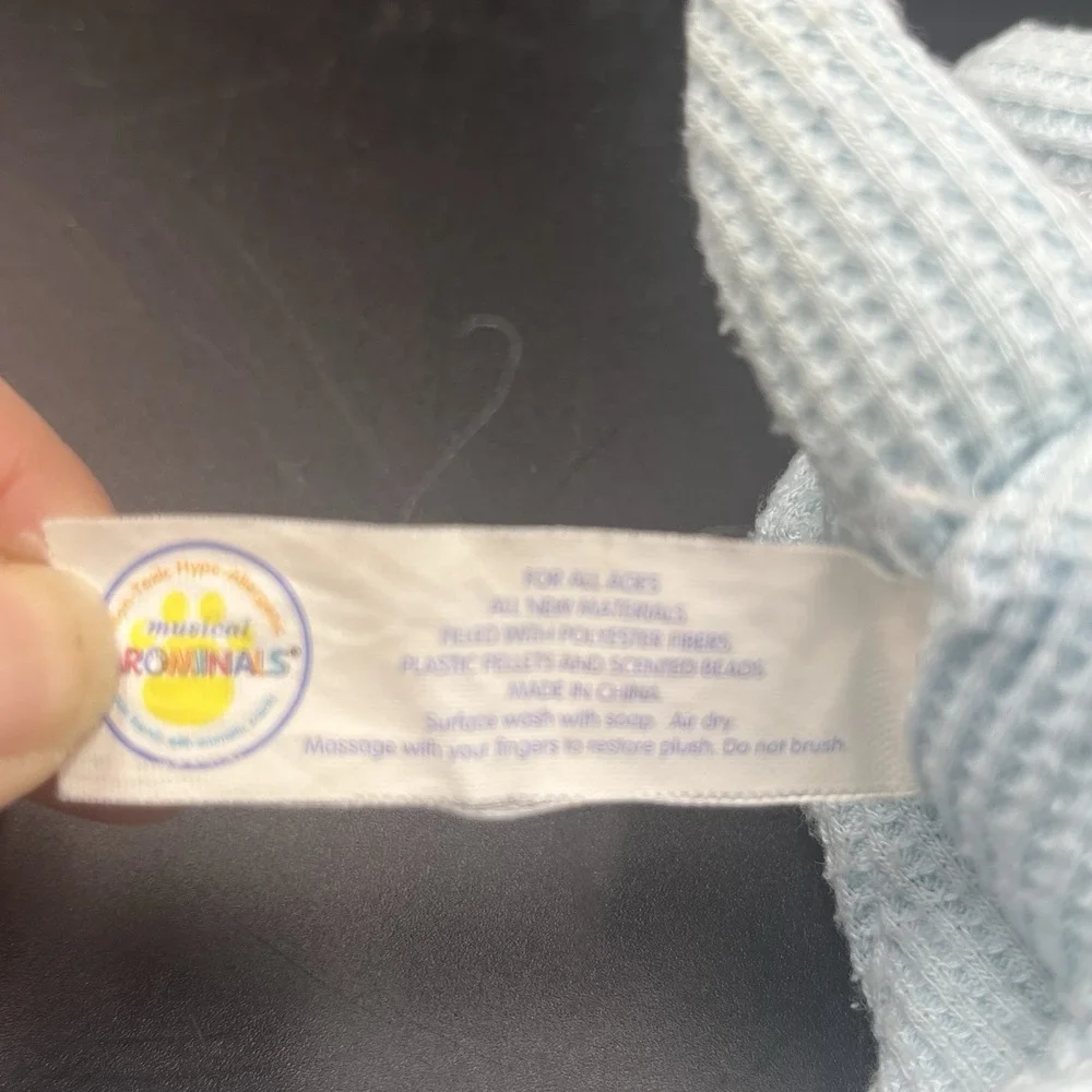Rare Vintage Arominals Blue Puppy Dog‎ Thermal Waffle 10